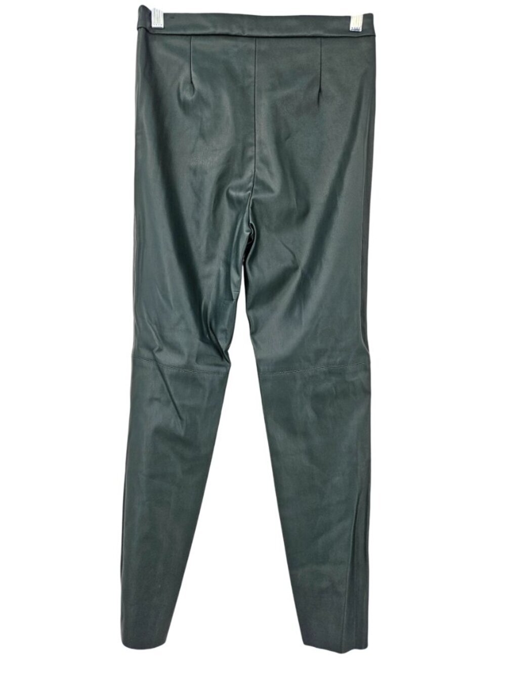 Zara Faux Leather Leggings Green Women's Size M High Rise Skinny Party Nigh Out - Picture 4 of 15